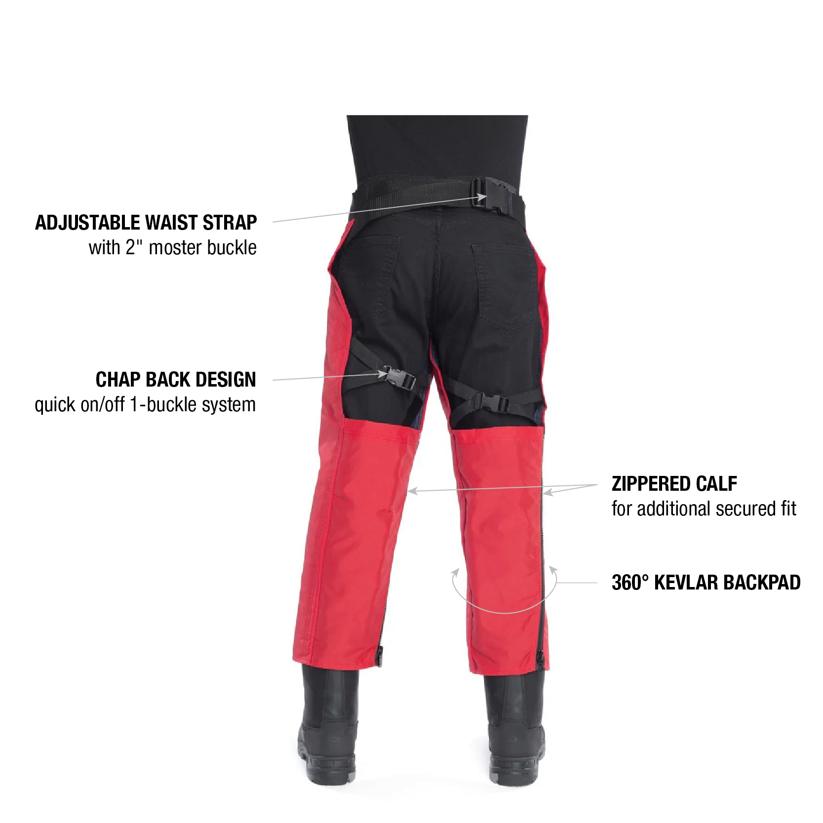 M008B Chap Pro w Backpad (4100 TSC)