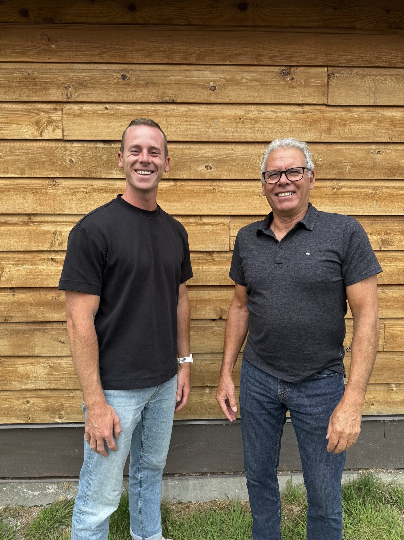 Brian and Keilan of Rain Gear Pro at the shop