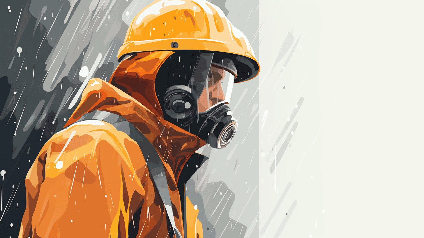 Construction Workers Rain Gear