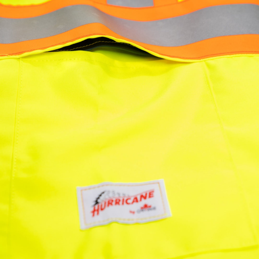 Flaggers HVSA CSA Z96-15 Hurricane Rain Jacket